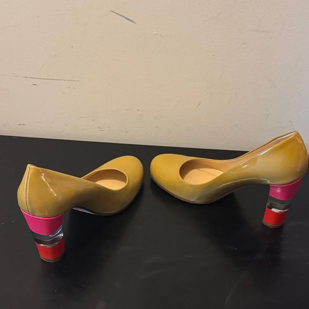 Kate Spade Multicolor Block Heels